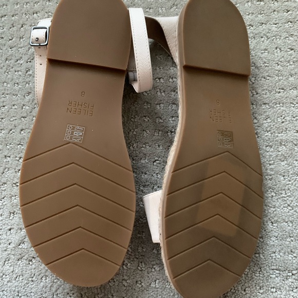NWOT Eileen Fisher off white espadrilles size 8 - Picture 6 of 7